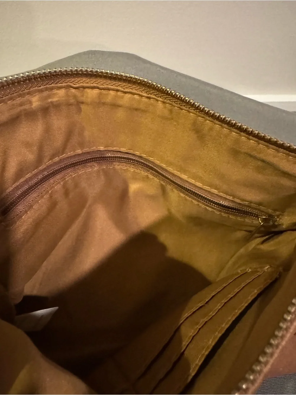 Distressed Vegan LeatherBrown Wristlet Clutch - Stylish Everyday Sustainable